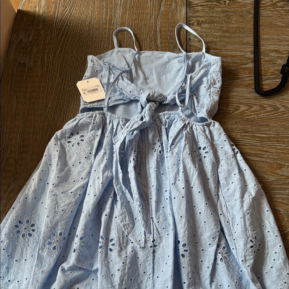 Altar’d State Light Blue Eyelet Sundress - Picture 2 of 3